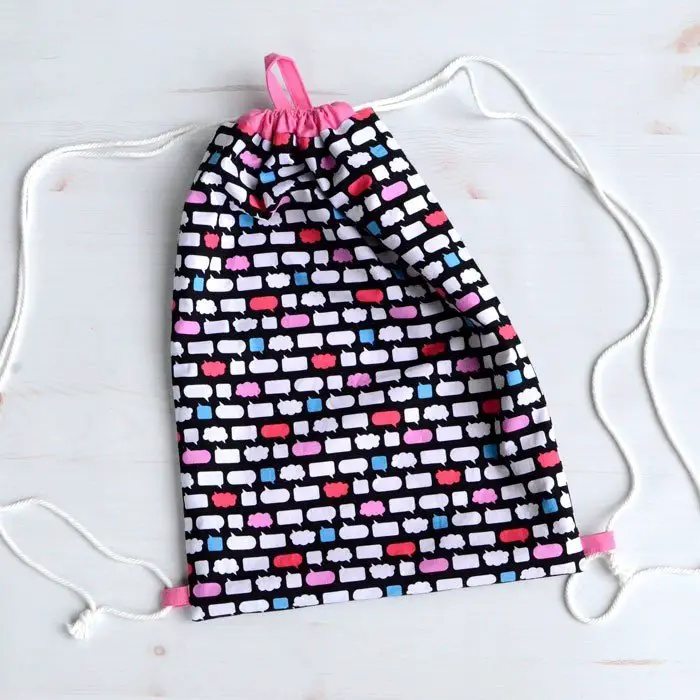 How To Make A Drawstring Backpack