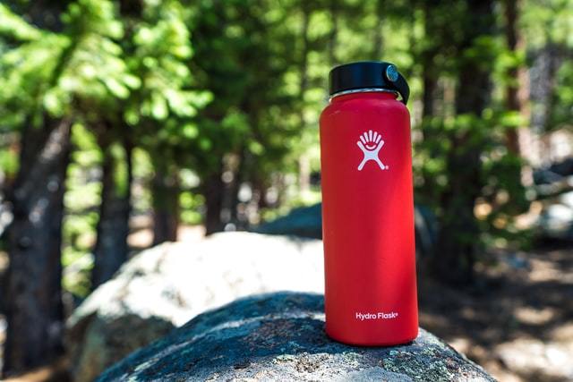 red hydro flask